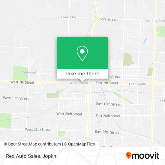 Red Auto Sales map