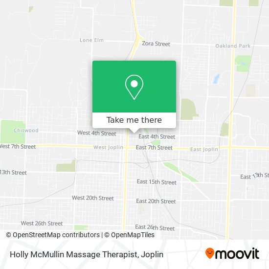 Holly McMullin Massage Therapist map