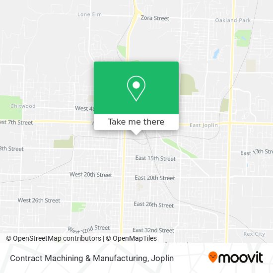 Contract Machining & Manufacturing map