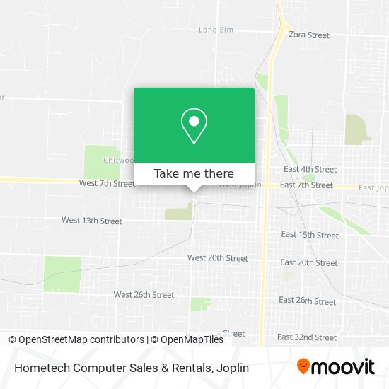 Hometech Computer Sales & Rentals map