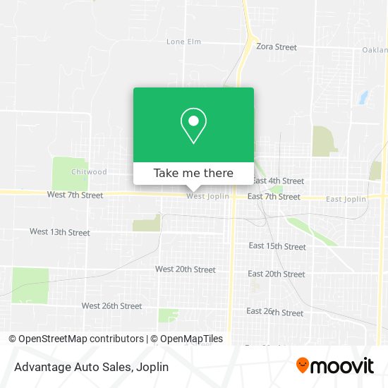 Advantage Auto Sales map