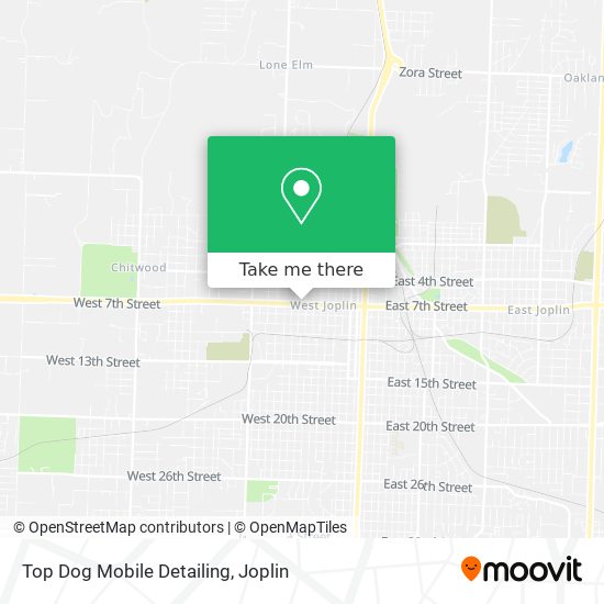 Mapa de Top Dog Mobile Detailing