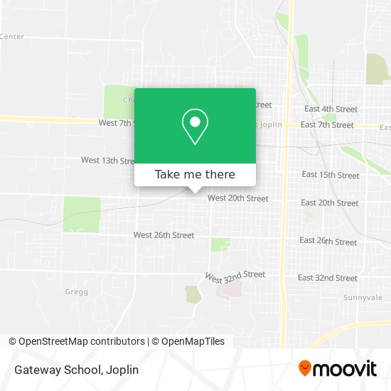 Mapa de Gateway School