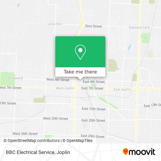 Mapa de BBC Electrical Service