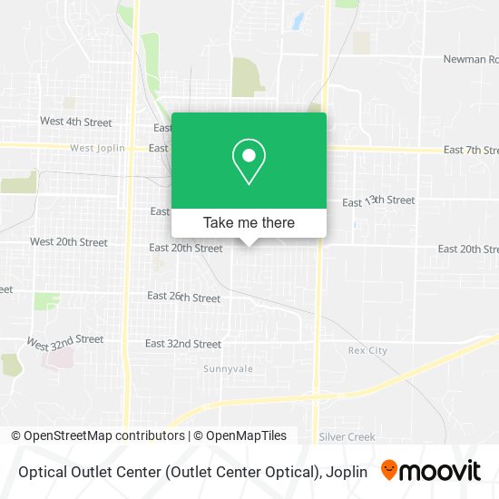 Optical Outlet Center map