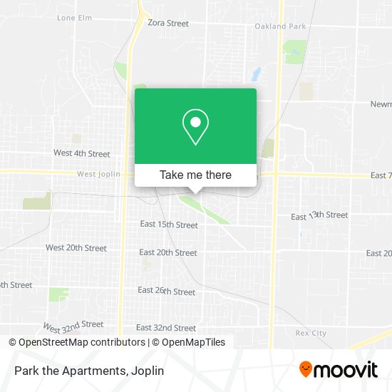 Park the Apartments map