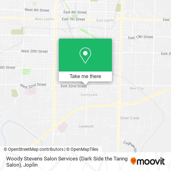 Woody Stevens Salon Services (Dark Side the Tanng Salon) map
