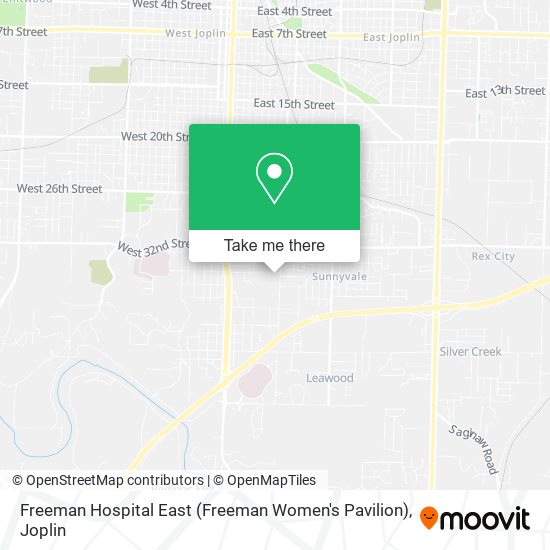 Freeman Hospital East (Freeman Women's Pavilion) map