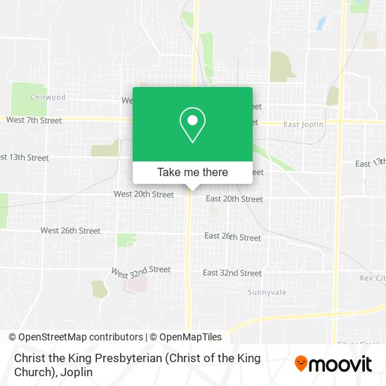 Christ the King Presbyterian (Christ of the King Church) map