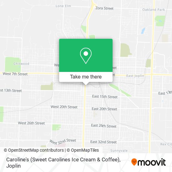 Caroline's (Sweet Carolines Ice Cream & Coffee) map