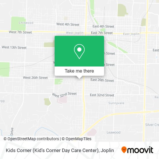 Kids Corner (Kid's Corner Day Care Center) map