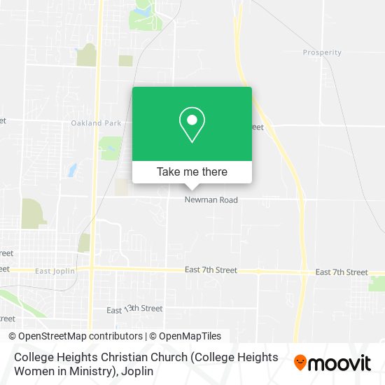 College Heights Christian Church (College Heights Women in Ministry) map