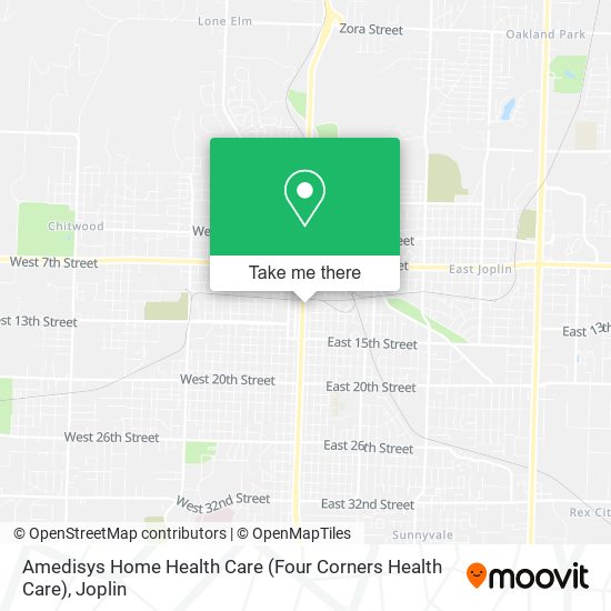 Amedisys Home Health Care (Four Corners Health Care) map