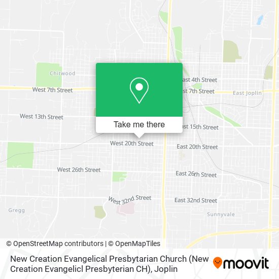 New Creation Evangelical Presbytarian Church (New Creation Evangelicl Presbyterian CH) map