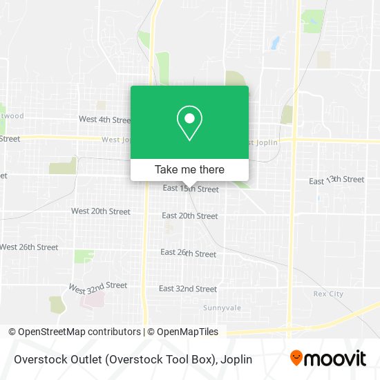 Overstock Outlet (Overstock Tool Box) map