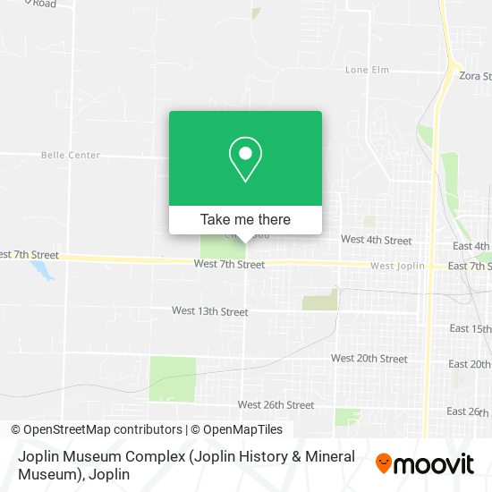 Joplin Museum Complex (Joplin History & Mineral Museum) map