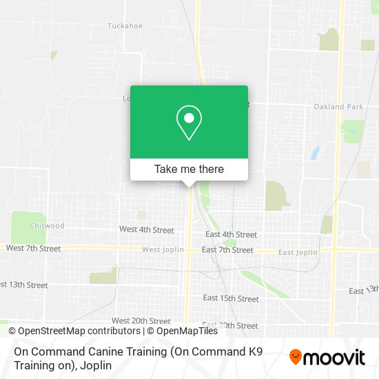 On Command Canine Training (On Command K9 Training on) map