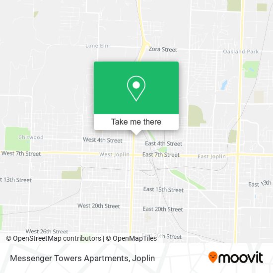Messenger Towers Apartments map