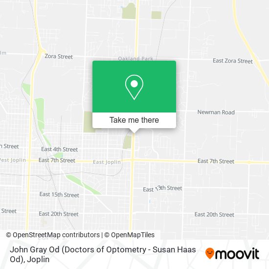 John Gray Od (Doctors of Optometry - Susan Haas Od) map