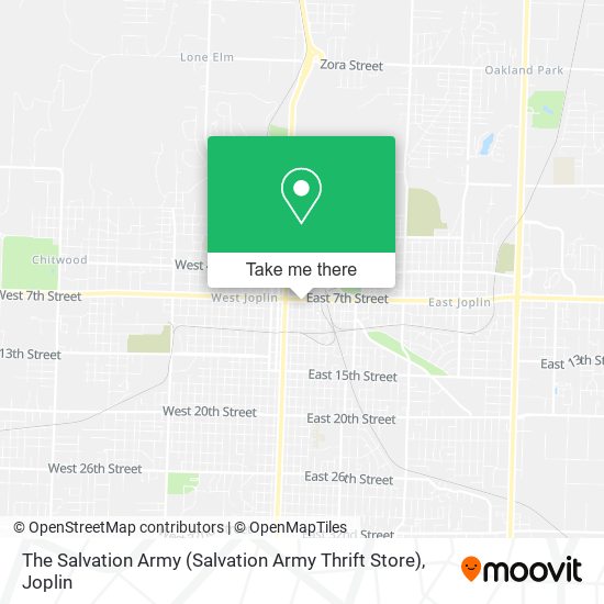 The Salvation Army (Salvation Army Thrift Store) map
