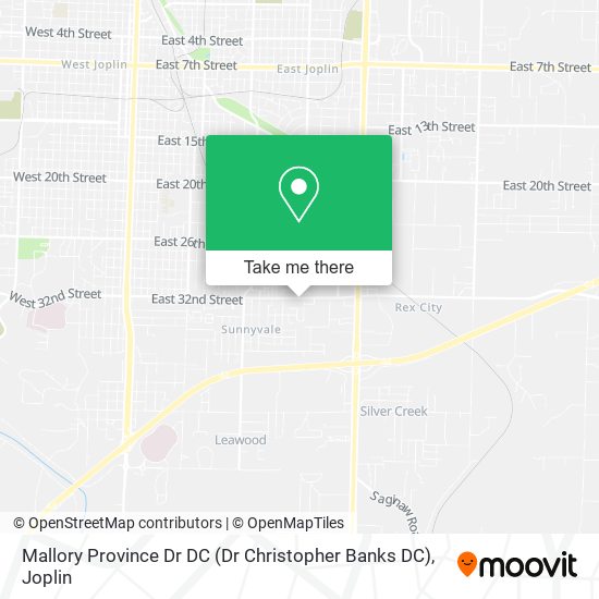 Mallory Province Dr DC (Dr Christopher Banks DC) map