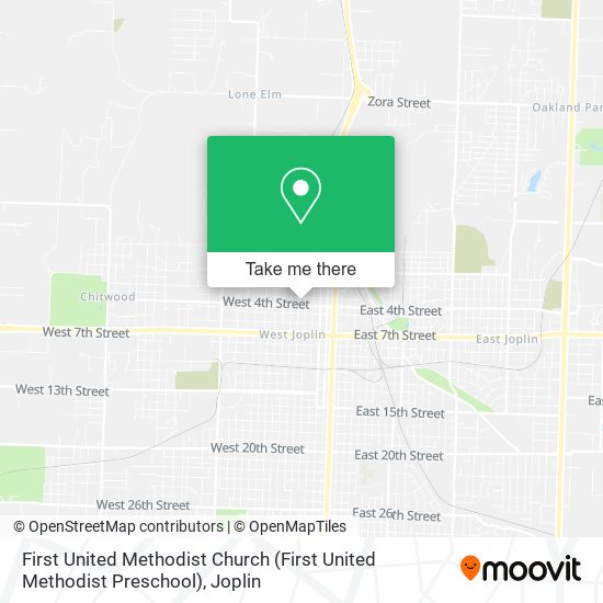 First United Methodist Church map