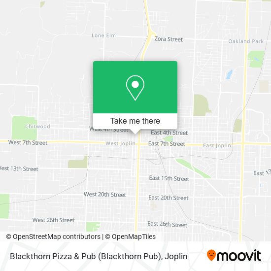 Blackthorn Pizza & Pub (Blackthorn Pub) map