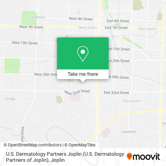 U.S. Dermatology Partners Joplin map