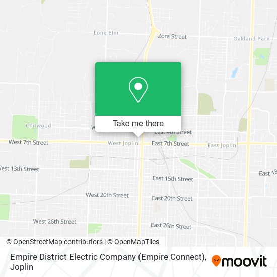 Empire District Electric Company (Empire Connect) map