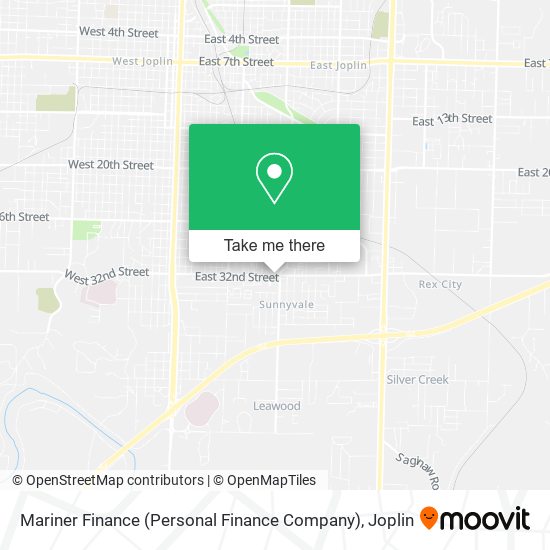 Mariner Finance (Personal Finance Company) map