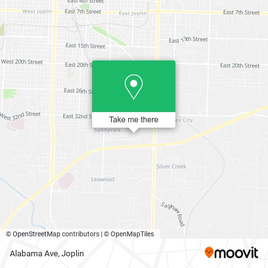 Mapa de Alabama Ave