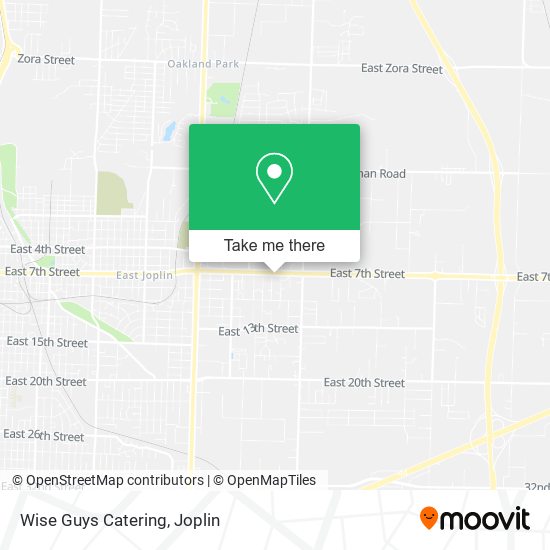 Wise Guys Catering map