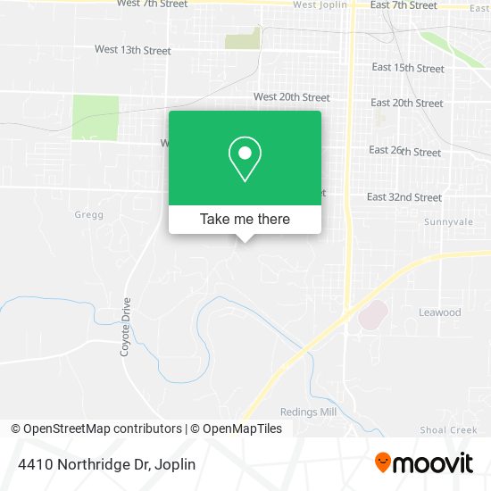 4410 Northridge Dr map