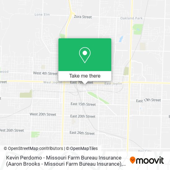 Kevin Perdomo - Missouri Farm Bureau Insurance (Aaron Brooks - Missouri Farm Bureau Insurance) map