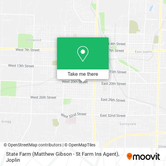 State Farm (Matthew Gibson - St Farm Ins Agent) map