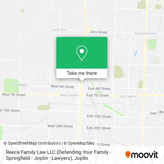 Reece Family Law LLC (Defending Your Family - Springfield - Joplin - Lawyers) map