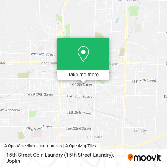 15th Street Coin Laundry map