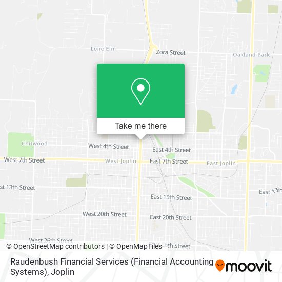 Raudenbush Financial Services (Financial Accounting Systems) map