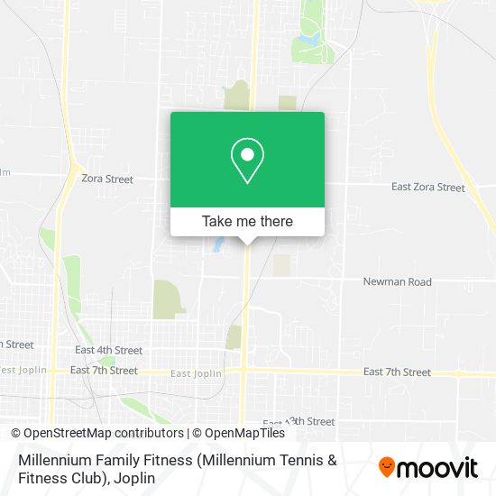 Millennium Family Fitness (Millennium Tennis & Fitness Club) map