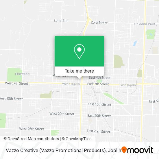 Vazzo Creative (Vazzo Promotional Products) map