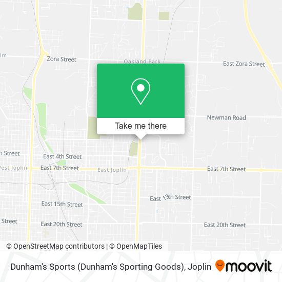 Dunham's Sports (Dunham's Sporting Goods) map