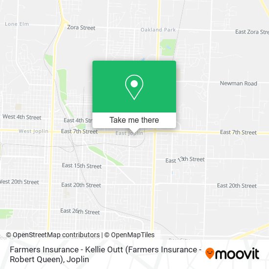 Farmers Insurance - Kellie Outt (Farmers Insurance - Robert Queen) map
