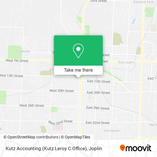 Kutz Accounting (Kutz Leroy C Office) map
