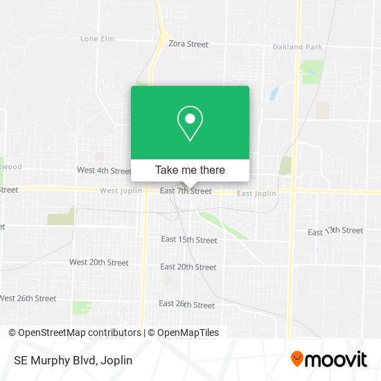 SE Murphy Blvd map