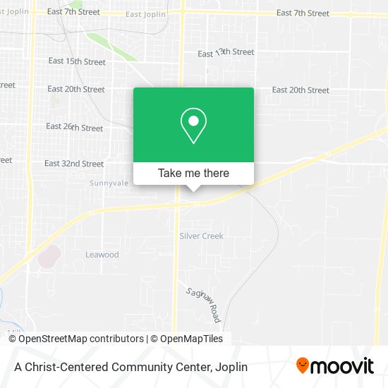 A Christ-Centered Community Center map