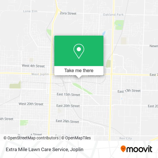 Extra Mile Lawn Care Service map