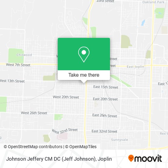 Johnson Jeffery CM DC (Jeff Johnson) map