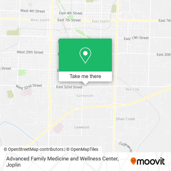 Advanced Family Medicine and Wellness Center map