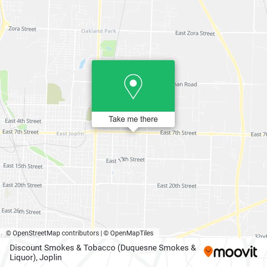 Discount Smokes & Tobacco (Duquesne Smokes & Liquor) map