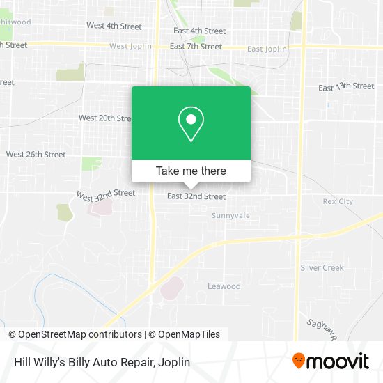 Hill Willy's Billy Auto Repair map
